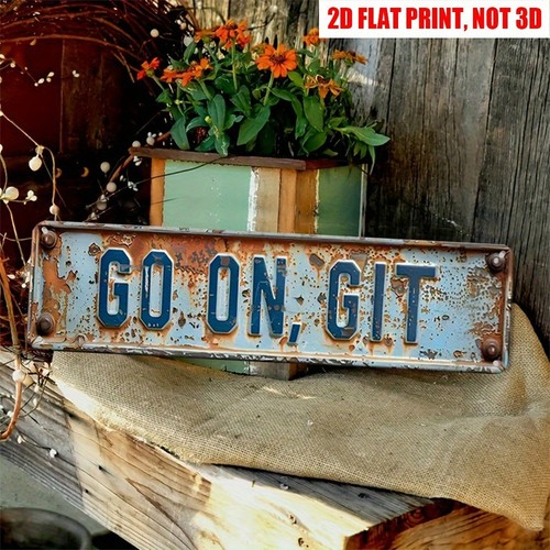 Vintage git wall decor - on,,